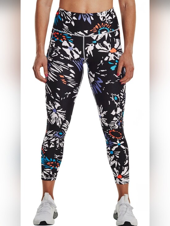 Under Armour Pants - Under Armour HeatGear Abstract Floral No-Slip Compression Leggings – Women’s 3X